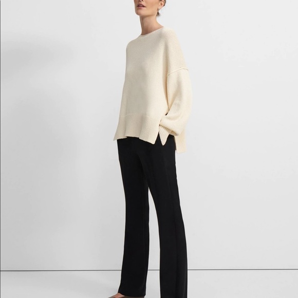 Theory chainette cotton chunky knit sweater - Picture 5 of 8
